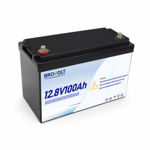 Brovolt 12.8V 100Ah LiFePO4 Battery for Custom Projects